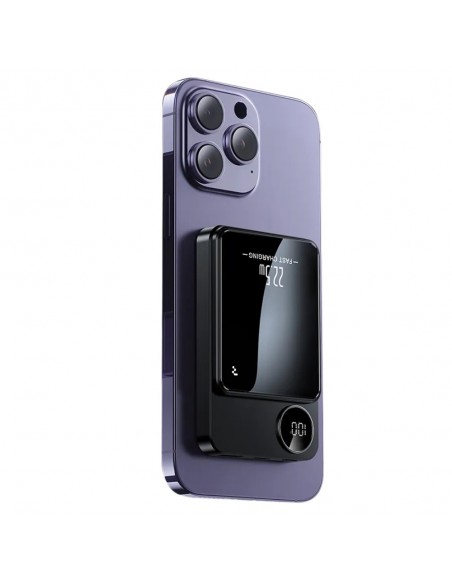 Išorinė baterija Power Bank Reach RR-Y009 22.5W MagSafe 10000mAh juoda