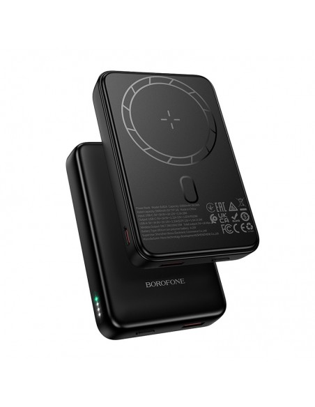Išorinė baterija Power Bank Borofone BJ82A PD20W 10000mAh juoda