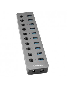 Adapteris USB Type-A 3.0 - 10 x USB 3.0 su jungikliais