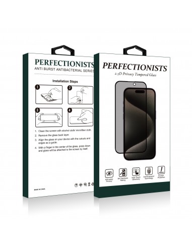 LCD apsauginis stikliukas 2.5D Privacy Perfectionists Samsung S947 S26 Plus juodas
