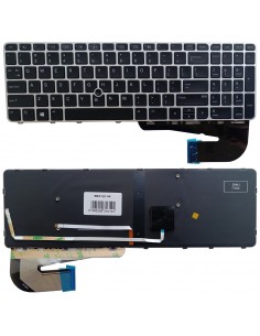 Klaviatūra HP EliteBook 850 G3, ZBook 15u G3, su pašvietimu, su „trackpoint“