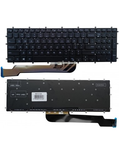 Klaviatūra DELL Inspiron 5570, 5565, 7566, 7567, 3579, su pašvietimu