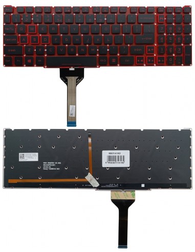 Klaviatūra ACER Nitro AN515-45, AN515-56, AN515-57, su pašvietimu
