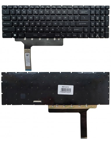 Klaviatūra MSI: GP76, GS76, GE76, su RGB apšvietimu, US