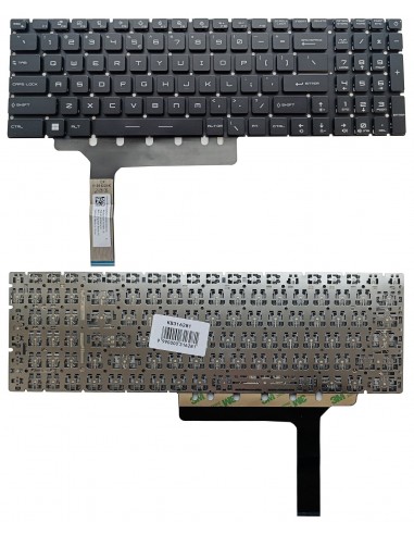 Klaviatūra MSI: GP76, GS76, GE76, be pašvietimo, US