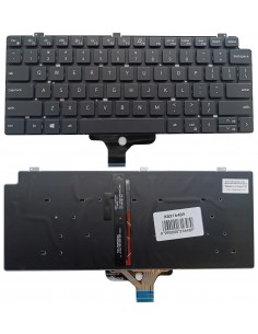 Klaviatūra DELL Latitude 7310, su pašvietimu, US