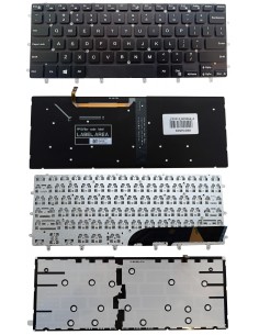 Klaviatūra DELL Inspiron 7558, 7568, XPS 15 9550, 9560, 9570, su pašvietimu, US