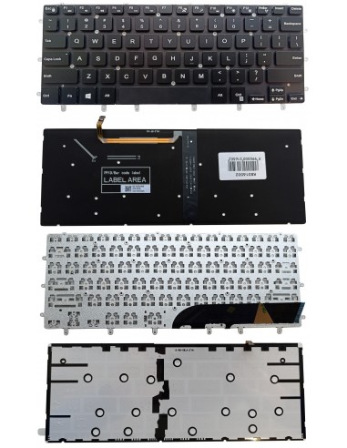 Klaviatūra DELL Inspiron 7558, 7568, XPS 15 9550, 9560, 9570, su pašvietimu, US