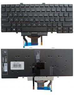 Klaviatūra DELL Latitude 5400, 5401, 5410, 5411, su pašvietimu ir „trackpoint“, US
