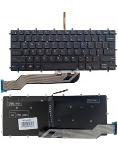 Klaviatūra DELL Inspiron 7569, 7579, 7368, 5370, su pašvietimu, US