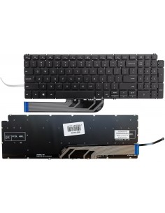 Klaviatūra DELL Vostro 3501, 3505, Inspiron 5598, 5584, 5502, su pašvietimu, US