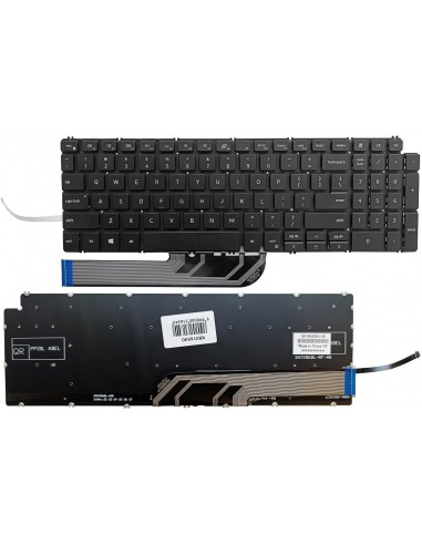 Klaviatūra DELL Vostro 3501, 3505, Inspiron 5598, 5584, 5502, su pašvietimu, US