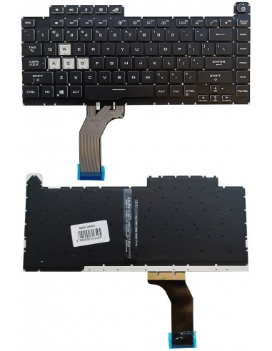 Klaviatūra ASUS G15 G531, G531G, G512, G512L, su RGB pašvietimu, US