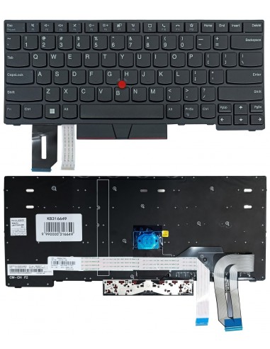 Klaviatūra LENOVO Thinkpad P14s, su "trackpoint", US