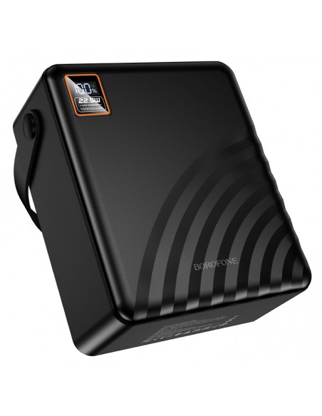 Išorinė baterija Power Bank Borofone BJ85 22.5W+PD20W 100000mAh juoda