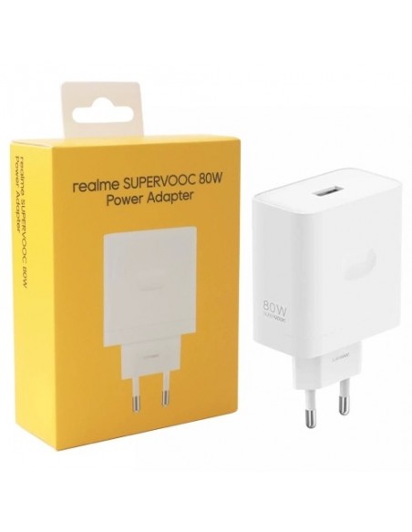 Įkroviklis Realme SuperVOOC 80W USB-A baltas