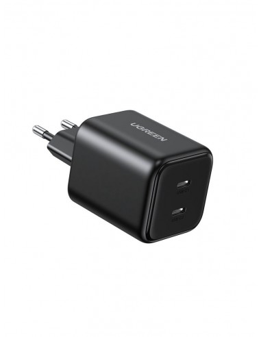 Įkroviklis Ugreen X526 GaN 45W 2xUSB-C juodas (65058)