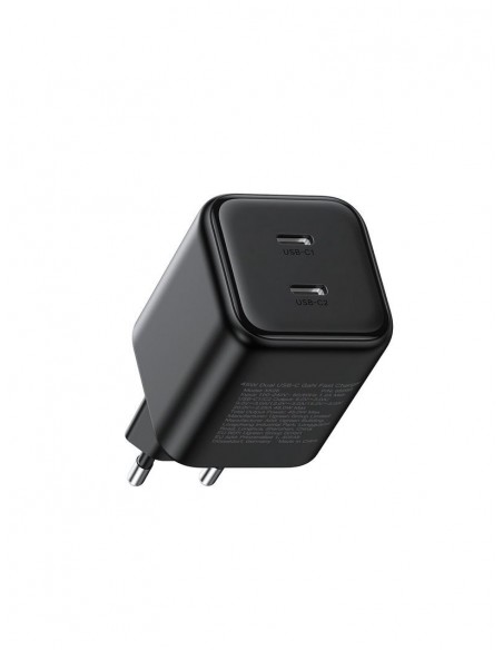 Įkroviklis Ugreen X526 GaN 45W 2xUSB-C juodas (65058)