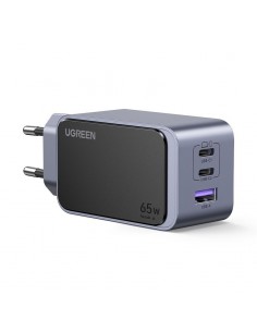 Įkroviklis Ugreen X553 GaN 65W 2xUSB-C/USB-A pilkas (35042)