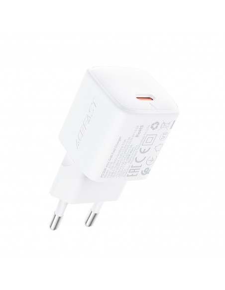 Įkroviklis Acefast A118 30W GaN USB-C baltas
