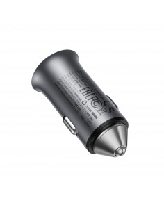 Automobilinis įkroviklis Acefast B16 95W USB-C/USB-A pilkas 2