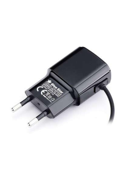Įkroviklis Blue Star 10W MicroUSB juodas