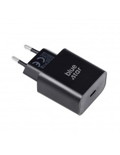 Įkroviklis Blue Star 25W USB-C + USB-C to USB-C cable juodas 2