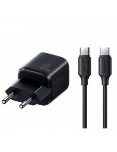 Įkroviklis Joyroom JR-TG7 33W USB-C/USB-A + USB-C to USB-C 60W 1.0m cable juodas