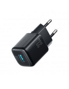 Įkroviklis Joyroom JR-TG7 33W USB-C/USB-A + USB-C to USB-C 60W 1.0m cable juodas 2