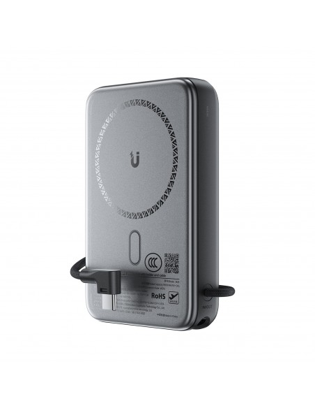 Išorinė baterija Power Bank Acefast M24-10000 22.5W Magnetic Wireless 10000mAh juoda