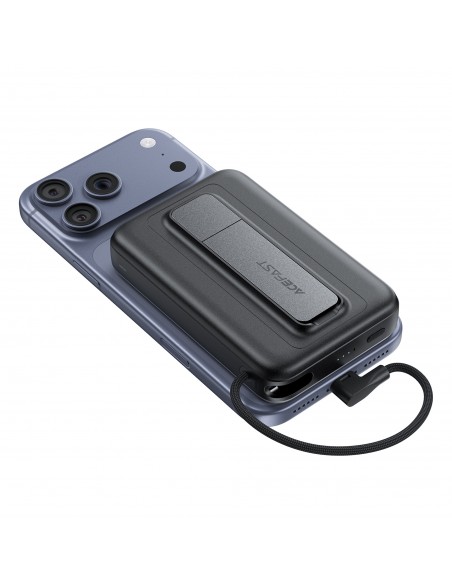 Išorinė baterija Power Bank Acefast M24-10000 22.5W Magnetic Wireless 10000mAh juoda