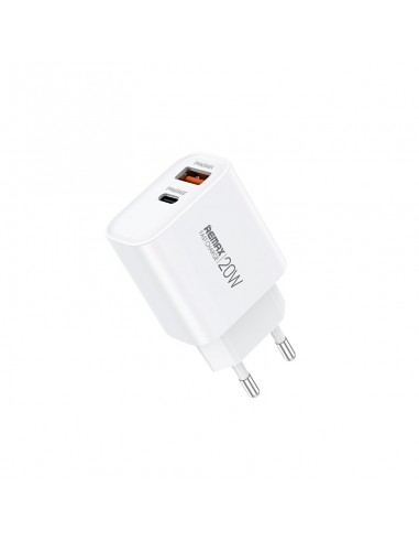 Įkroviklis Remax RP-U120 20W USB-C/USB-A baltas