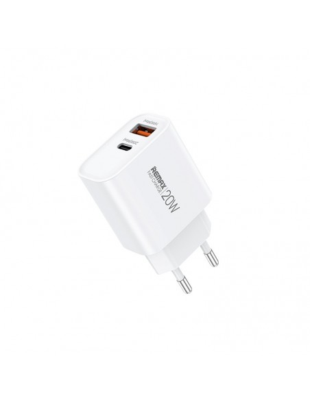Įkroviklis Remax RP-U120 20W USB-C/USB-A baltas