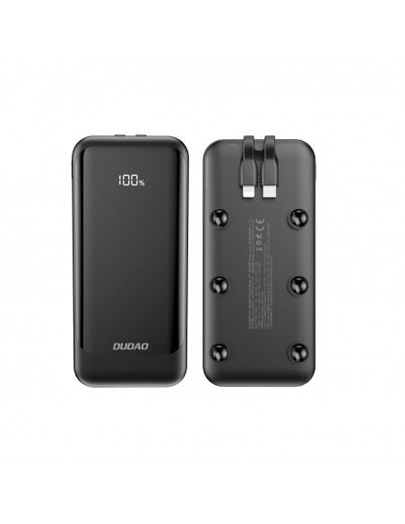 Išorinė baterija Power Bank Dudao K15 22.5W 10000mAh juoda