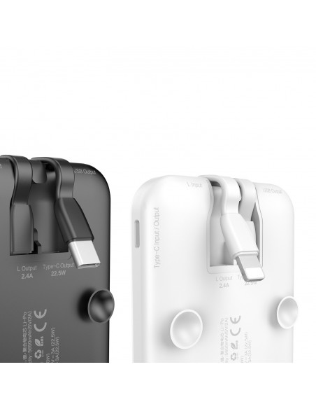 Išorinė baterija Power Bank Dudao K15 22.5W 10000mAh juoda