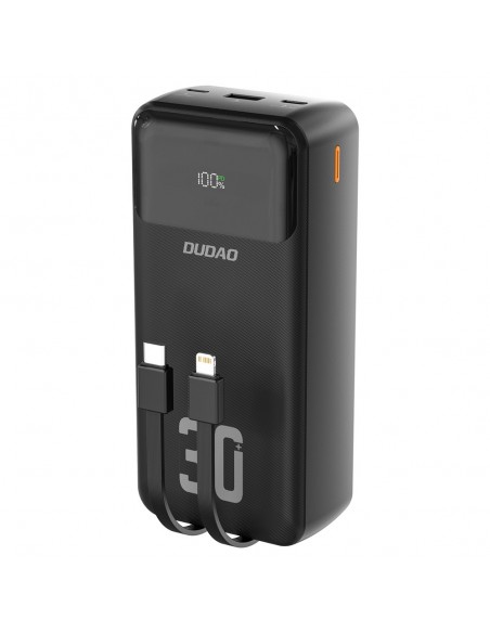 Išorinė baterija Power Bank Dudao K15 Max 22.5W 30000mAh juoda