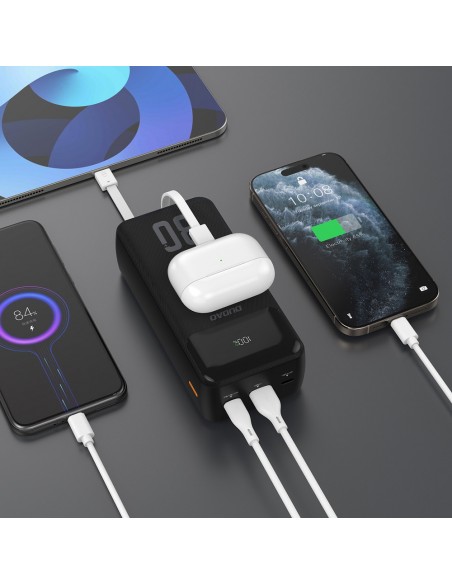 Išorinė baterija Power Bank Dudao K15 Max 22.5W 30000mAh juoda