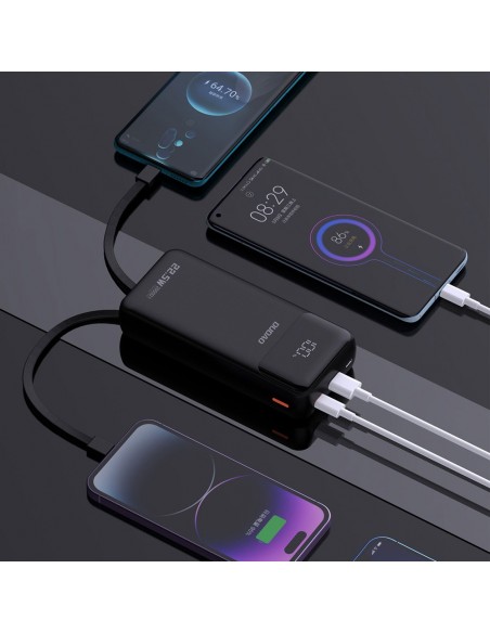 Išorinė baterija Power Bank Dudao K15 Pro 22.5W 20000mAh juoda