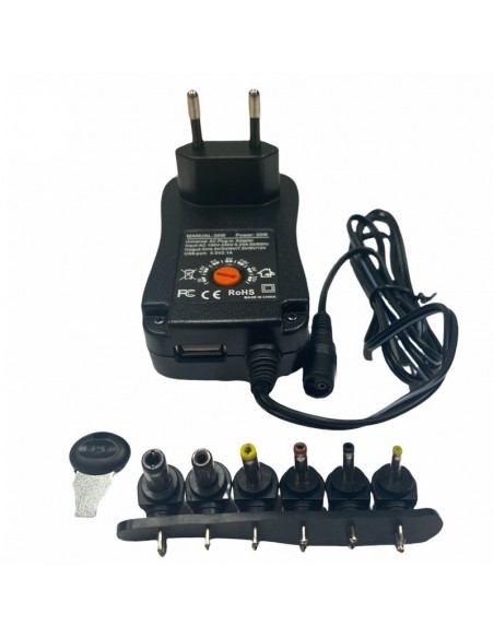 Universalus įkroviklis Reach 3-12V 12/30W (Max 2.1A)