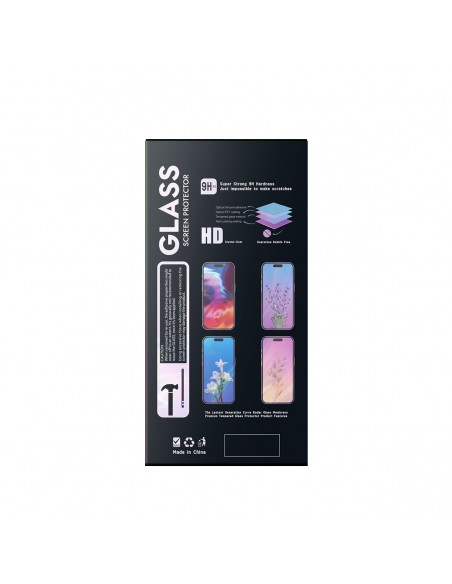 LCD apsauginis stikliukas 6D Apple iPhone 14 Pro juodas (10 vnt. rinkinys)