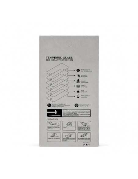 LCD apsauginis stikliukas 9D Gorilla Apple iPhone 17 Pro juodas (10 vnt. rinkinys)