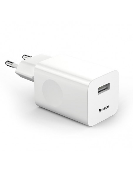Įkroviklis Baseus Quick Charger 24W USB-A baltas CCALL-BX02