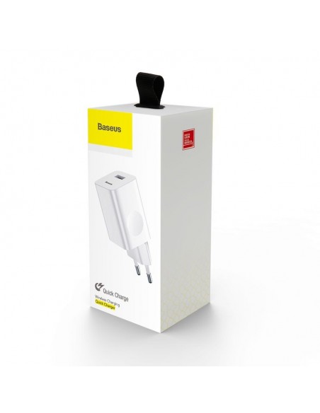 Įkroviklis Baseus Quick Charger 24W USB-A baltas CCALL-BX02