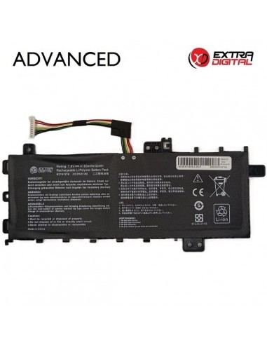 Nešiojamo kompiuterio baterija ASUS C21N1818-1, 4150mAh, Extra Digital Advanced