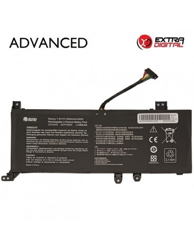 Nešiojamo kompiuterio baterija ASUS C21N1818, 4550mAh, Extra Digital Advanced