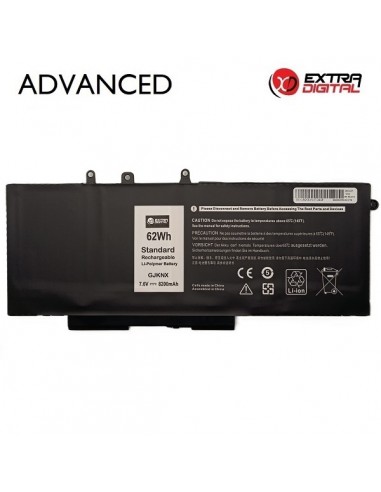 Nešiojamo kompiuterio baterija DELL GJKNX, 8200mAh, Extra Digital Advanced