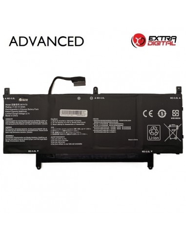 Nešiojamo kompiuterio baterija DELL N7HT0, 6580mAh, Extra Digital Advanced