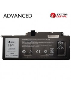 Nešiojamojo kompiuterio baterija, DELL F7HVR, 3900mAh, Extra Digital Advanced