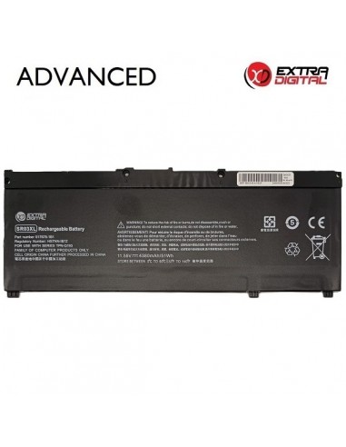 Nešiojamo kompiuterio baterija HP SR03XL, 4380mAh, Extra Digital Advanced