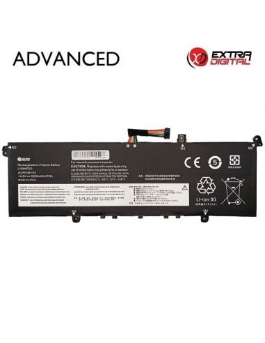 Nešiojamo kompiuterio baterija LENOVO L19M4PDD, 3200mAh, Extra Digital Advanced